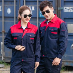 秋冬长袖劳保工作服套装工厂车间厂服汽修工服现货